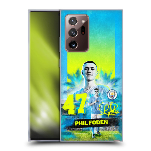 Manchester City Man City FC 2023/24 First Team Phil Foden Soft Gel Case for Samsung Galaxy Note20 Ultra / 5G