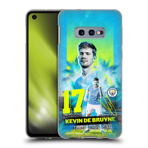 Manchester City Man City FC 2023/24 First Team Kevin De Bruyne Soft Gel Case for Samsung Galaxy S10e
