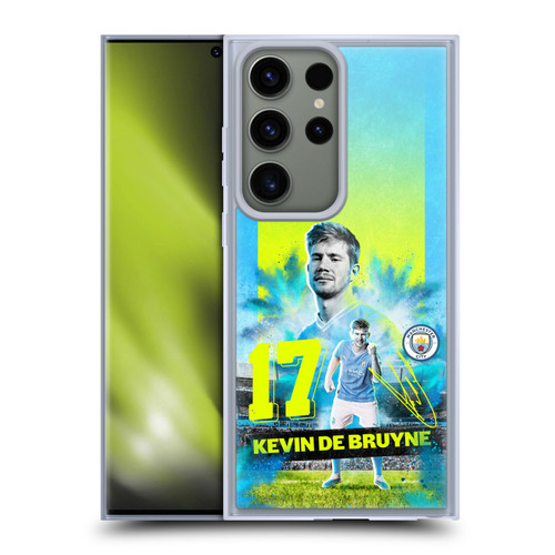 Manchester City Man City FC 2023/24 First Team Kevin De Bruyne Soft Gel Case for Samsung Galaxy S23 Ultra 5G