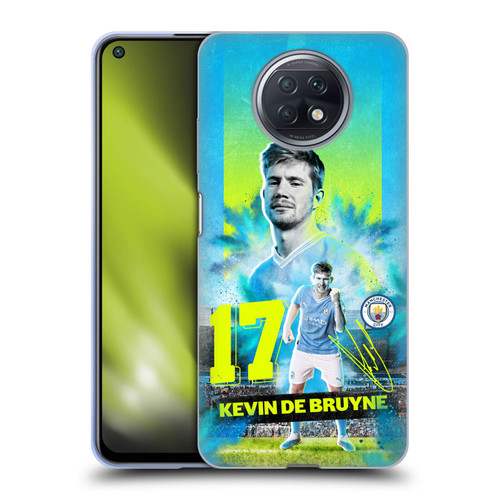 Manchester City Man City FC 2023/24 First Team Kevin De Bruyne Soft Gel Case for Xiaomi Redmi Note 9T 5G
