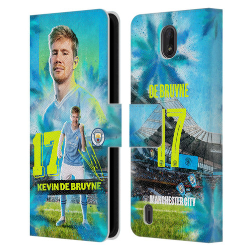 Manchester City Man City FC 2023/24 First Team Kevin De Bruyne Leather Book Wallet Case Cover For Nokia C01 Plus/C1 2nd Edition