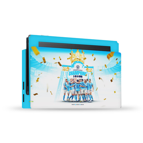 Manchester City Man City FC 2023 Champions Team Poster Vinyl Sticker Skin Decal Cover for Nintendo Switch Console & Dock