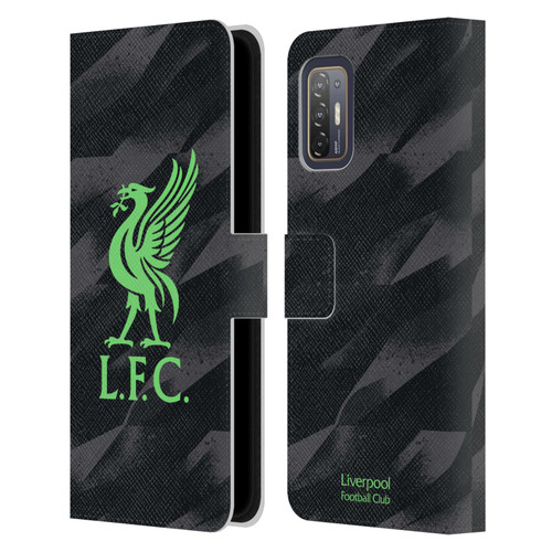 Liverpool Football Club 2023/24 Home Goalkeeper Kit Leather Book Wallet Case Cover For HTC Desire 21 Pro 5G