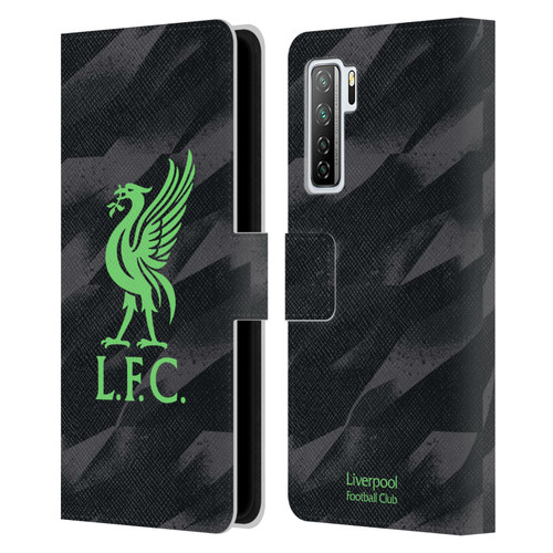 Liverpool Football Club 2023/24 Home Goalkeeper Kit Leather Book Wallet Case Cover For Huawei Nova 7 SE/P40 Lite 5G