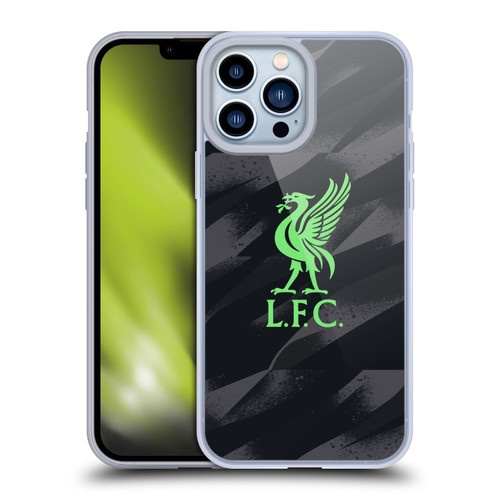 Liverpool Football Club 2023/24 Home Goalkeeper Kit Soft Gel Case for Apple iPhone 13 Pro Max