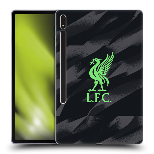 Liverpool Football Club 2023/24 Home Goalkeeper Kit Soft Gel Case for Samsung Galaxy Tab S8 Plus