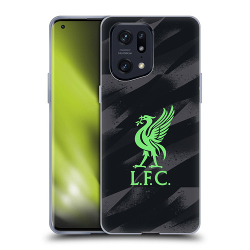 Liverpool Football Club 2023/24 Home Goalkeeper Kit Soft Gel Case for OPPO Find X5 Pro