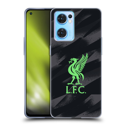 Liverpool Football Club 2023/24 Home Goalkeeper Kit Soft Gel Case for OPPO Reno7 5G / Find X5 Lite