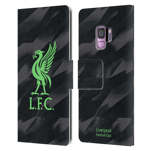 Liverpool Football Club 2023/24 Home Goalkeeper Kit Leather Book Wallet Case Cover For Samsung Galaxy S9