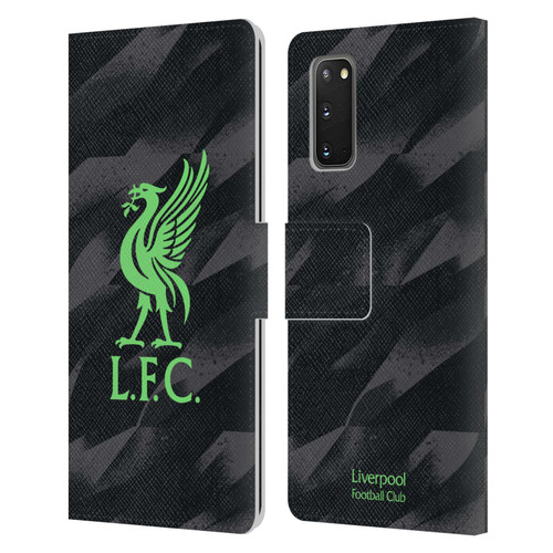 Liverpool Football Club 2023/24 Home Goalkeeper Kit Leather Book Wallet Case Cover For Samsung Galaxy S20 / S20 5G