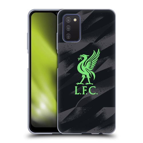 Liverpool Football Club 2023/24 Home Goalkeeper Kit Soft Gel Case for Samsung Galaxy A03s (2021)