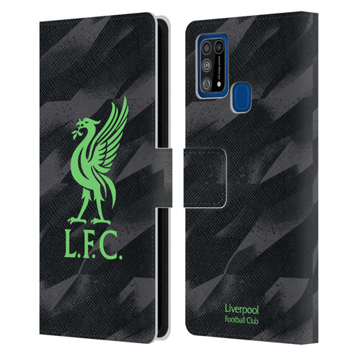 Liverpool Football Club 2023/24 Home Goalkeeper Kit Leather Book Wallet Case Cover For Samsung Galaxy M31 (2020)