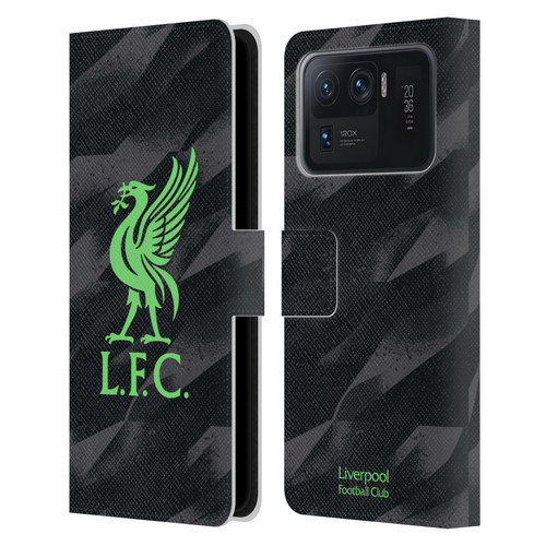 Liverpool Football Club 2023/24 Home Goalkeeper Kit Leather Book Wallet Case Cover For Xiaomi Mi 11 Ultra