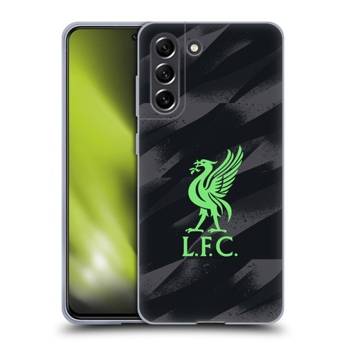 Liverpool Football Club 2023/24 Home Goalkeeper Kit Soft Gel Case for Samsung Galaxy S21 FE 5G