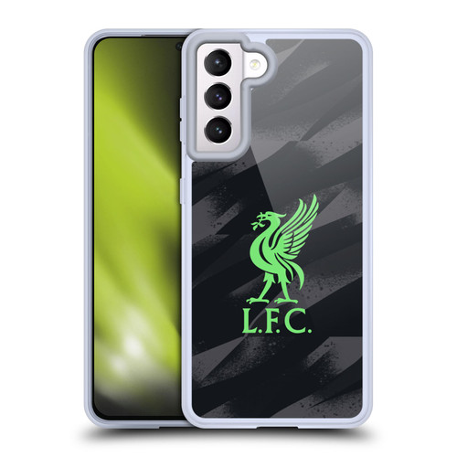 Liverpool Football Club 2023/24 Home Goalkeeper Kit Soft Gel Case for Samsung Galaxy S21 5G