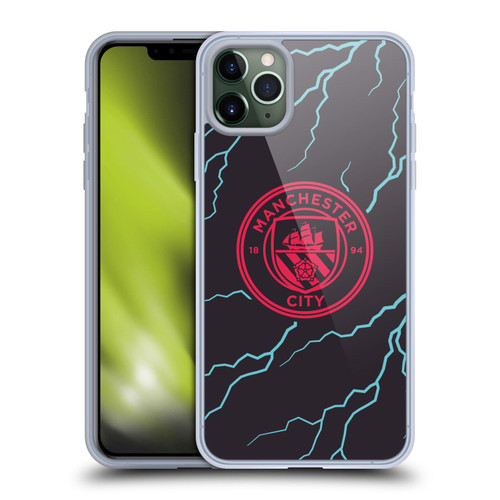 Manchester City Man City FC 2023/24 Badge Kit Third Soft Gel Case for Apple iPhone 11 Pro Max
