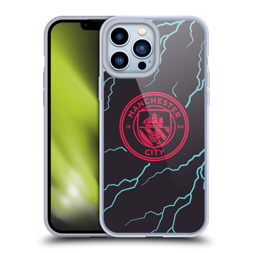 Manchester City Man City FC 2023/24 Badge Kit Third Soft Gel Case for Apple iPhone 13 Pro Max