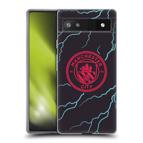 Manchester City Man City FC 2023/24 Badge Kit Third Soft Gel Case for Google Pixel 6a