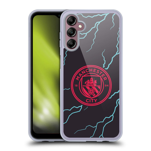 Manchester City Man City FC 2023/24 Badge Kit Third Soft Gel Case for Samsung Galaxy A14 5G