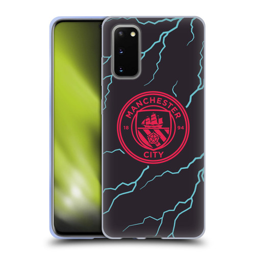 Manchester City Man City FC 2023/24 Badge Kit Third Soft Gel Case for Samsung Galaxy S20 / S20 5G