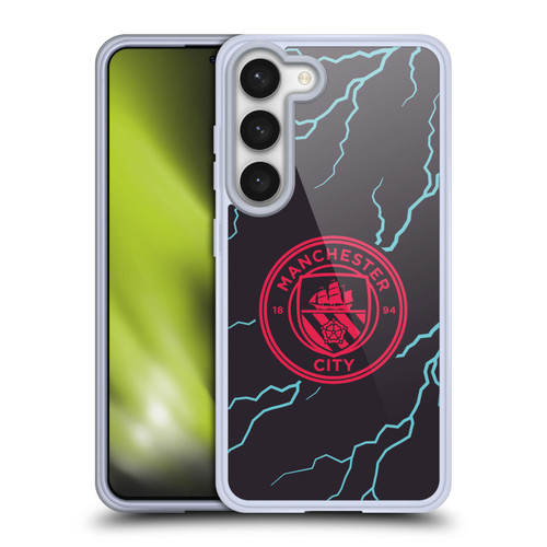 Manchester City Man City FC 2023/24 Badge Kit Third Soft Gel Case for Samsung Galaxy S23 5G