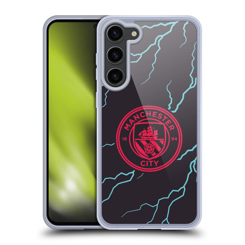 Manchester City Man City FC 2023/24 Badge Kit Third Soft Gel Case for Samsung Galaxy S23+ 5G