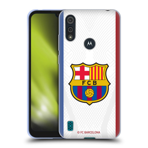 FC Barcelona 2023/24 Crest Kit Away Soft Gel Case for Motorola Moto E6s (2020)
