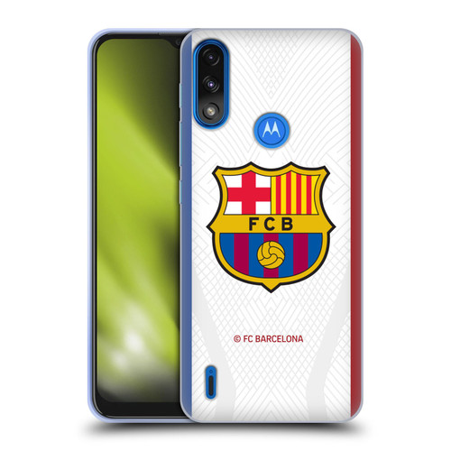 FC Barcelona 2023/24 Crest Kit Away Soft Gel Case for Motorola Moto E7 Power / Moto E7i Power