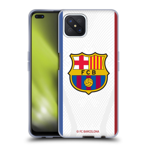 FC Barcelona 2023/24 Crest Kit Away Soft Gel Case for OPPO Reno4 Z 5G