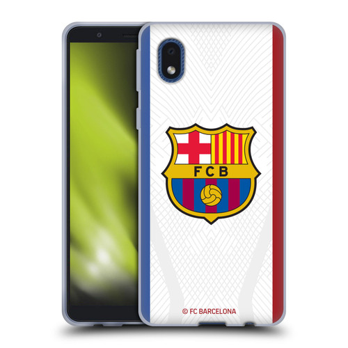 FC Barcelona 2023/24 Crest Kit Away Soft Gel Case for Samsung Galaxy A01 Core (2020)