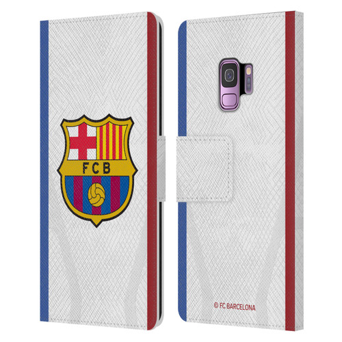 FC Barcelona 2023/24 Crest Kit Away Leather Book Wallet Case Cover For Samsung Galaxy S9