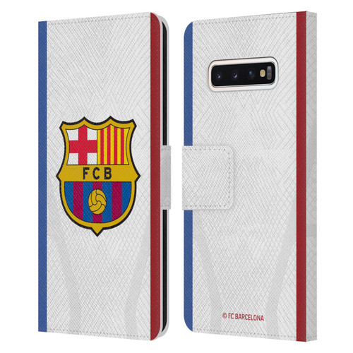 FC Barcelona 2023/24 Crest Kit Away Leather Book Wallet Case Cover For Samsung Galaxy S10