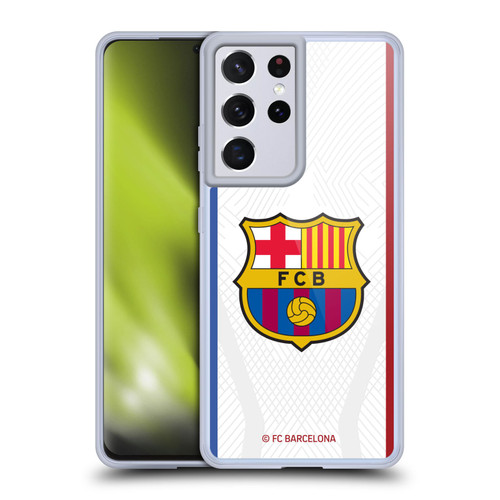 FC Barcelona 2023/24 Crest Kit Away Soft Gel Case for Samsung Galaxy S21 Ultra 5G