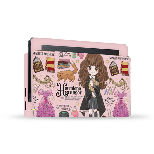 Harry Potter Graphics Hermione Pattern Vinyl Sticker Skin Decal Cover for Nintendo Switch Console & Dock
