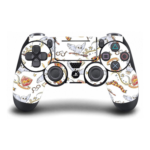 Harry Potter Graphics Hedwig Owl Pattern Vinyl Sticker Skin Decal Cover for Sony DualShock 4 Controller