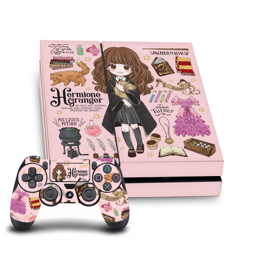 Harry Potter Graphics Hermione Pattern Vinyl Sticker Skin Decal Cover for Sony PS4 Console & Controller