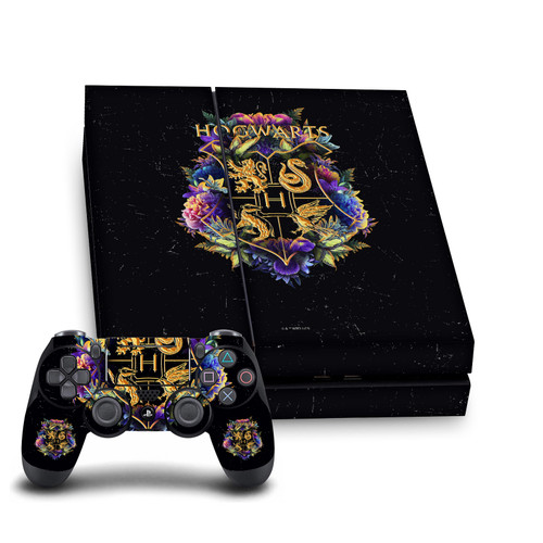 Harry Potter Graphics Hogwarts Crest Vinyl Sticker Skin Decal Cover for Sony PS4 Console & Controller