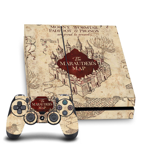 Harry Potter Graphics The Marauder's Map Vinyl Sticker Skin Decal Cover for Sony PS4 Console & Controller