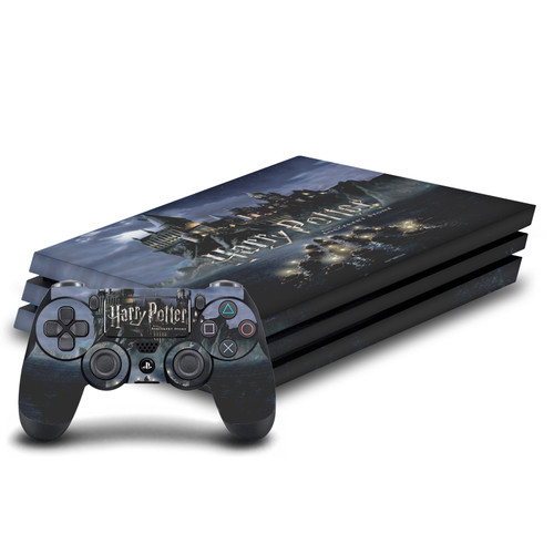 Harry Potter Graphics Castle Vinyl Sticker Skin Decal Cover for Sony PS4 Pro Bundle