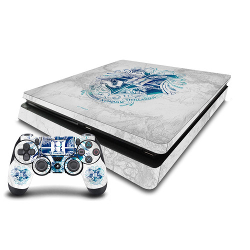 Harry Potter Graphics Hogwarts Aguamenti Vinyl Sticker Skin Decal Cover for Sony PS4 Slim Console & Controller