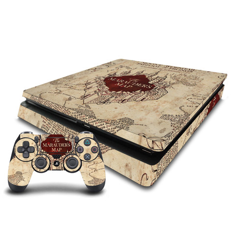 Harry Potter Graphics The Marauder's Map Vinyl Sticker Skin Decal Cover for Sony PS4 Slim Console & Controller