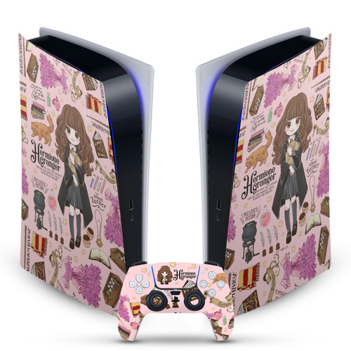 Harry Potter Graphics Hermione Pattern Vinyl Sticker Skin Decal Cover for Sony PS5 Digital Edition Bundle