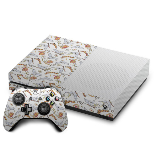 Harry Potter Graphics Hedwig Owl Pattern Vinyl Sticker Skin Decal Cover for Microsoft One S Console & Controller