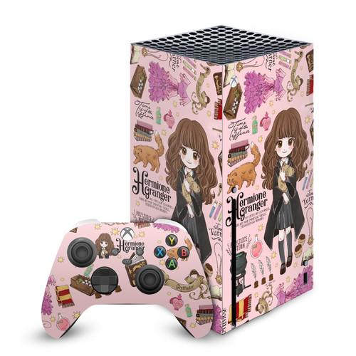 Harry Potter Graphics Hermione Pattern Vinyl Sticker Skin Decal Cover for Microsoft Series X Console & Controller