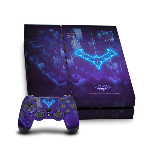 Gotham Knights Character Art Nightwing Vinyl Sticker Skin Decal Cover for Sony PS4 Console & Controller