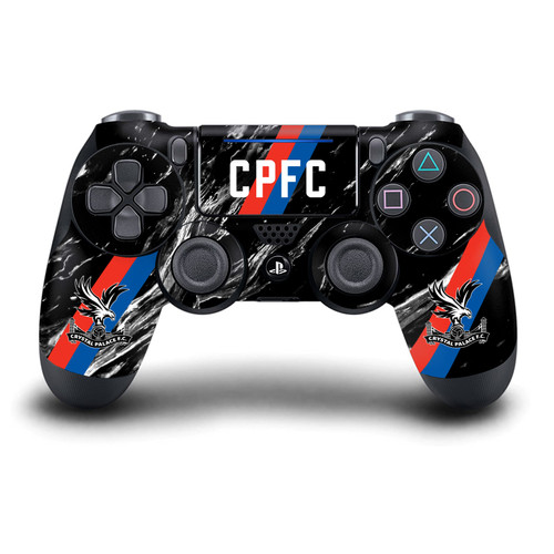 Crystal Palace FC Logo Art Black Marble Vinyl Sticker Skin Decal Cover for Sony DualShock 4 Controller