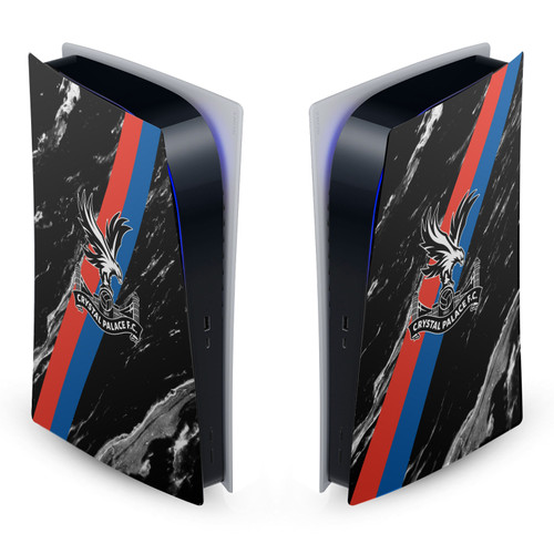 Crystal Palace FC Logo Art Black Marble Vinyl Sticker Skin Decal Cover for Sony PS5 Digital Edition Console