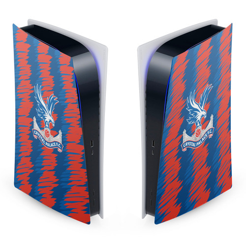 Crystal Palace FC Logo Art Home Kit Vinyl Sticker Skin Decal Cover for Sony PS5 Digital Edition Console