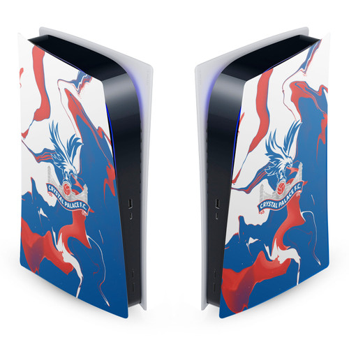 Crystal Palace FC Logo Art Marble Vinyl Sticker Skin Decal Cover for Sony PS5 Digital Edition Console