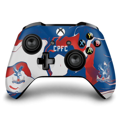 Crystal Palace FC Logo Art Marble Vinyl Sticker Skin Decal Cover for Microsoft Xbox One S / X Controller